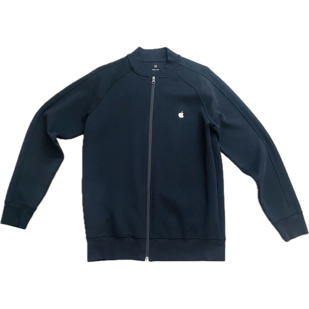 Apple Store Black Employee Uniform 1/4 Zip Pullover Sweater Size Medium